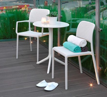 Nardi Step Outdoor Resin Table 60cm (2 Heights) | Daydream Leisure Furniture