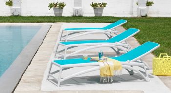 Nardi Atlantico Outdoor Resin Sunlounge | Daydream Leisure Furniture