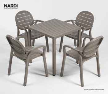 Nardi Cube Square Outdoor Resin Table (2 Sizes) | Daydream Leisure Furniture