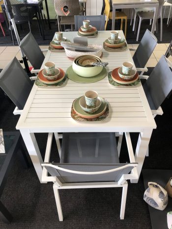 SLAT DINING TABLES POST LEG | Daydream Leisure Furniture