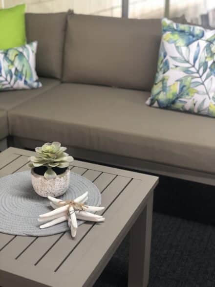 Slat Outdoor Coffee Table 60x60cm | Daydream Leisure Furniture