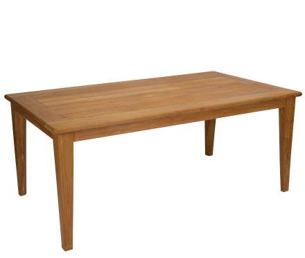 Tapered Teak Outdoor Dining Tables