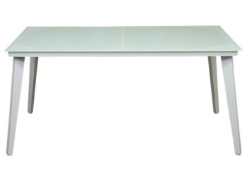 Glass Tapered Aluminium Dining Tables | Daydream Leisure Furniture