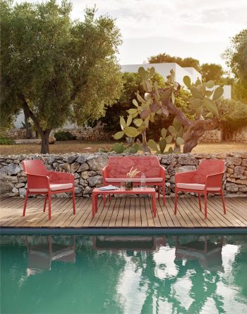 Nardi Net Outdoor Resin Coffee Table 100x60cm | Daydream Leisure Furniture