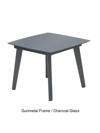 Glass Tapered Aluminium Coffee Tables | Daydream Leisure Furniture