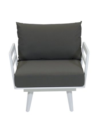 Palm Outdoor Sofa Chair with Aluminium Arms | Daydream Leisure Furniture