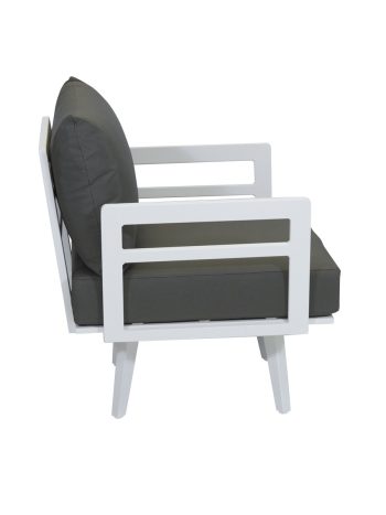 Palm Outdoor Sofa Chair with Aluminium Arms | Daydream Leisure Furniture