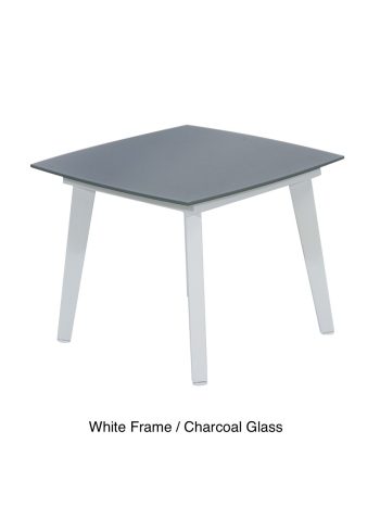 Glass Tapered Aluminium Coffee Tables | Daydream Leisure Furniture