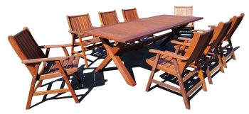 KWILA 'X LEG' TABLE | Daydream Leisure Furniture