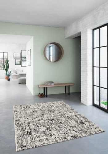 OUTDOOR RUG 'BLACK LINEN 196' | Daydream Leisure Furniture