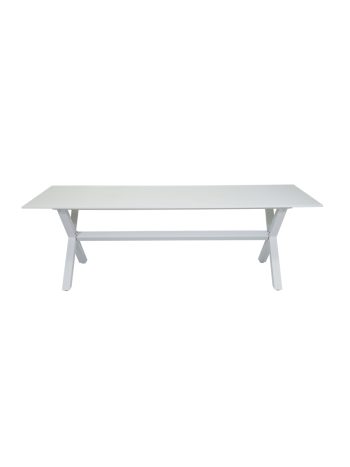 Palm X Leg Outdoor Dining Table 220x90cm | Daydream Leisure Furniture