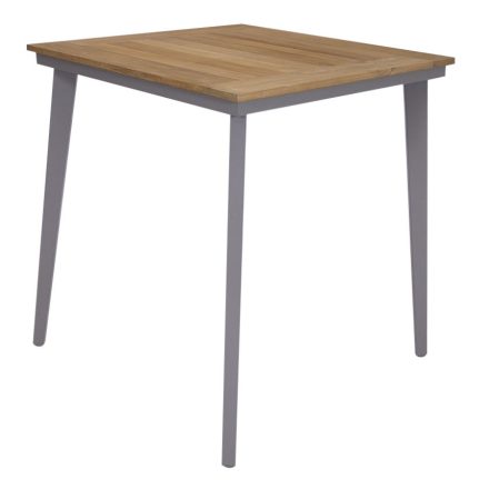 Teak Tapered Aluminium Bar Tables