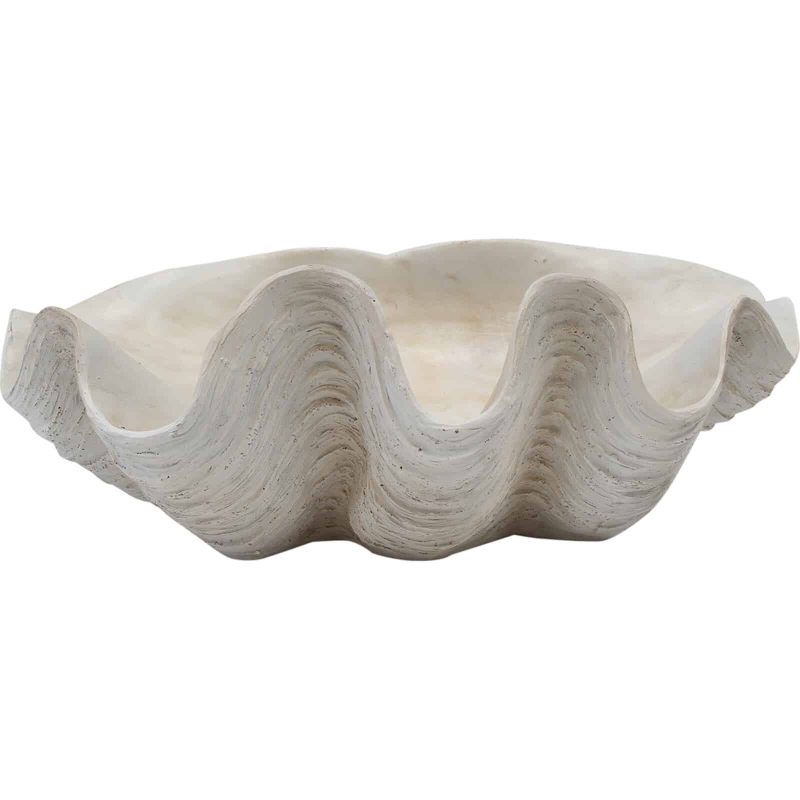 Ceramic Clam / Shell XL – White