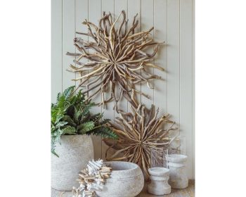 Medusa Driftwood Wall Decor - Natural - 2 sizes | Daydream Leisure Furniture