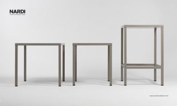 Nardi Cube Rectangle Outdoor Resin Bar Table (2 Sizes) | Daydream Leisure Furniture