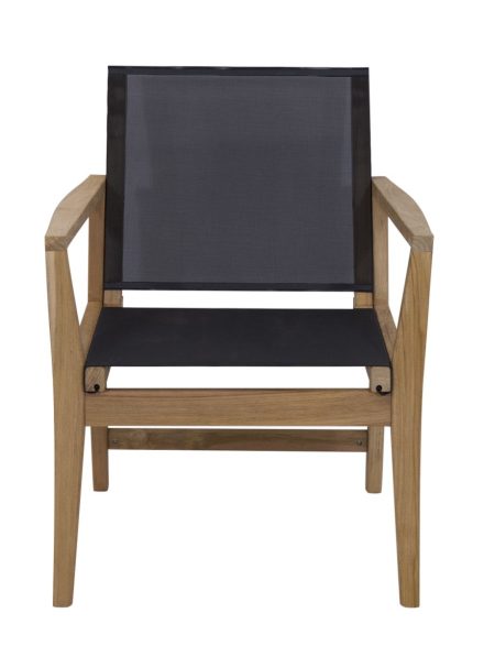 Teak Outdoor Sling Dining Chair | Daydream Leisure Furniture