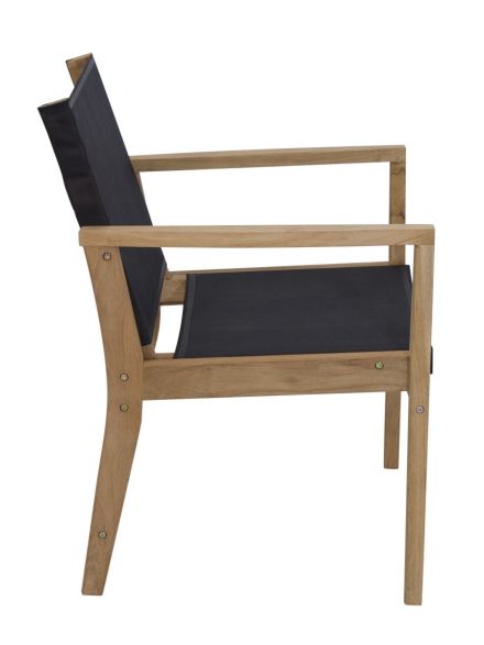 Teak Outdoor Sling Dining Chair | Daydream Leisure Furniture