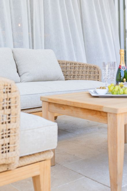 Sense Teak Outdoor Sofa Setting | Daydream Leisure Furniture
