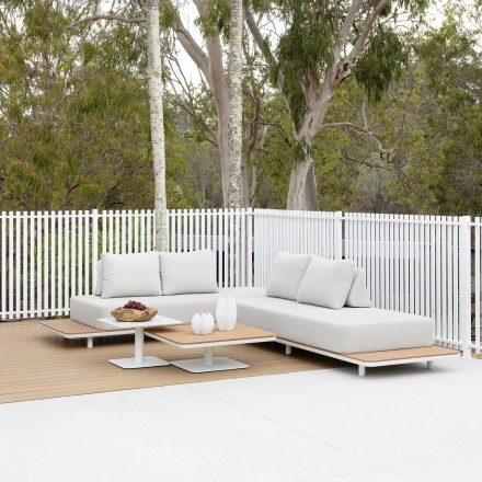 New Wave Outdoor Coffee Table Set (2 Piece Nested Set) | Daydream Leisure Furniture