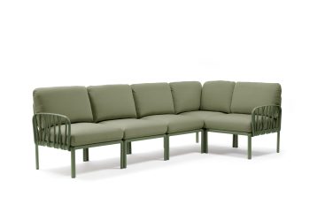 Nardi Komodo 5 Piece Modular Sofa Setting | Daydream Leisure Furniture