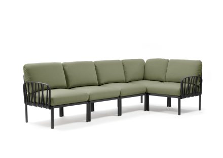 Nardi Komodo 5 Piece Modular Sofa Setting | Daydream Leisure Furniture