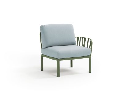 Nardi Komodo Outdoor Middle Modular Sofa Piece with One Armrest (LH or RH) | Daydream Leisure Furniture