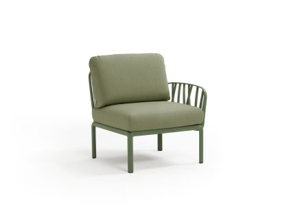 Nardi Komodo Outdoor Middle Modular Sofa Piece with One Armrest (LH or RH) | Daydream Leisure Furniture