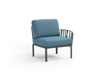 Nardi Komodo Outdoor Middle Modular Sofa Piece with One Armrest (LH or RH) | Daydream Leisure Furniture