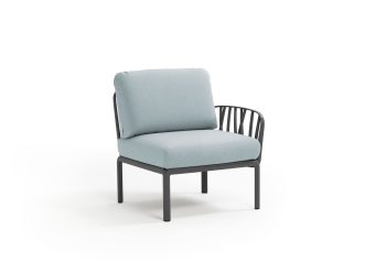 Nardi Komodo Outdoor Middle Modular Sofa Piece with One Armrest (LH or RH) | Daydream Leisure Furniture