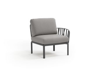 Nardi Komodo Outdoor Middle Modular Sofa Piece with One Armrest (LH or RH) | Daydream Leisure Furniture