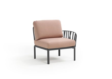Nardi Komodo Outdoor Middle Modular Sofa Piece with One Armrest (LH or RH) | Daydream Leisure Furniture