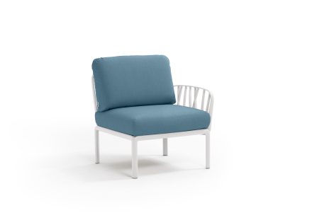 Nardi Komodo Outdoor Middle Modular Sofa Piece with One Armrest (LH or RH) | Daydream Leisure Furniture