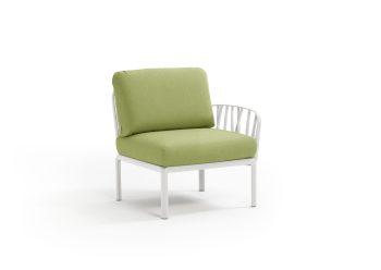 Nardi Komodo Outdoor Middle Modular Sofa Piece with One Armrest (LH or RH) | Daydream Leisure Furniture