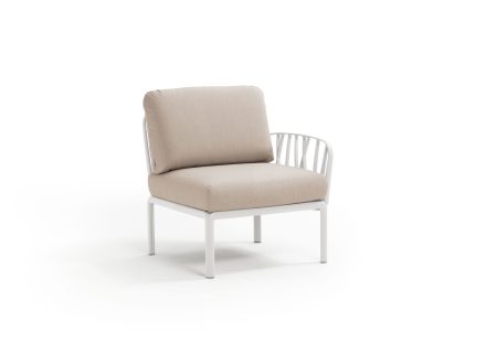 Nardi Komodo Outdoor Middle Modular Sofa Piece with One Armrest (LH or RH) | Daydream Leisure Furniture
