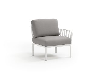 Nardi Komodo Outdoor Middle Modular Sofa Piece with One Armrest (LH or RH) | Daydream Leisure Furniture