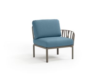 Nardi Komodo Outdoor Middle Modular Sofa Piece with One Armrest (LH or RH) | Daydream Leisure Furniture