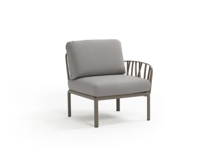 Nardi Komodo Outdoor Middle Modular Sofa Piece with One Armrest (LH or RH) | Daydream Leisure Furniture
