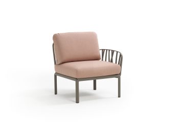 Nardi Komodo Outdoor Middle Modular Sofa Piece with One Armrest (LH or RH) | Daydream Leisure Furniture