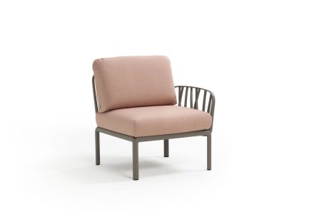 Nardi Komodo Outdoor Middle Modular Sofa Piece with One Armrest (LH or RH) | Daydream Leisure Furniture