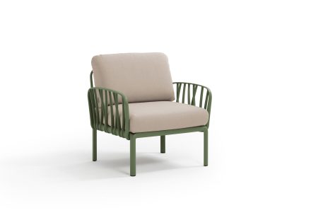 Nardi Komodo Outdoor Single Seat Sofa Chair with Arms | Daydream Leisure Furniture