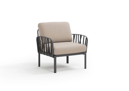 Nardi Komodo Outdoor Single Seat Sofa Chair with Arms | Daydream Leisure Furniture