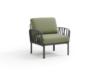 Nardi Komodo Outdoor Single Seat Sofa Chair with Arms | Daydream Leisure Furniture
