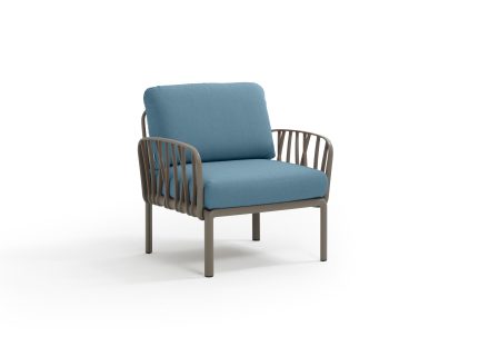 Nardi Komodo Outdoor Single Seat Sofa Chair with Arms | Daydream Leisure Furniture