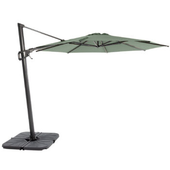 Solstice 350cm Octagonal Cantilever Umbrella Gunmetal Frame | Daydream Leisure Furniture