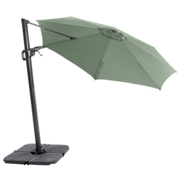 Solstice 350cm Octagonal Cantilever Umbrella Gunmetal Frame | Daydream Leisure Furniture