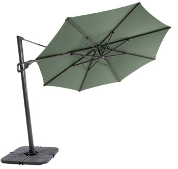 Solstice 350cm Octagonal Cantilever Umbrella Gunmetal Frame