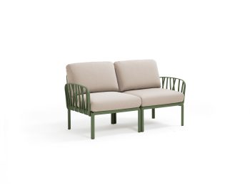 Nardi Komodo Outdoor 2 Seater Sofa with arms | Daydream Leisure Furniture