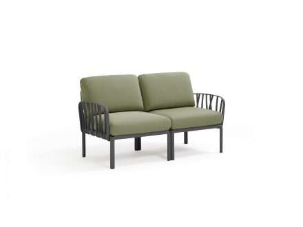 Nardi Komodo Outdoor 2 Seater Sofa with arms | Daydream Leisure Furniture