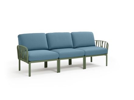 Nardi Komodo Outdoor 3 Seater Sofa with arms | Daydream Leisure Furniture