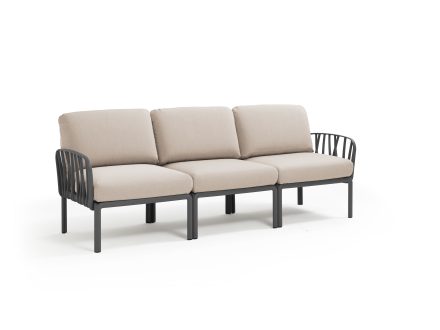 Nardi Komodo Outdoor 3 Seater Sofa with arms | Daydream Leisure Furniture